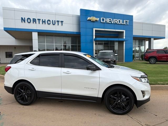 2021 Chevrolet Equinox LT in Iridescent Pearl Tricoat — front three-quarter view