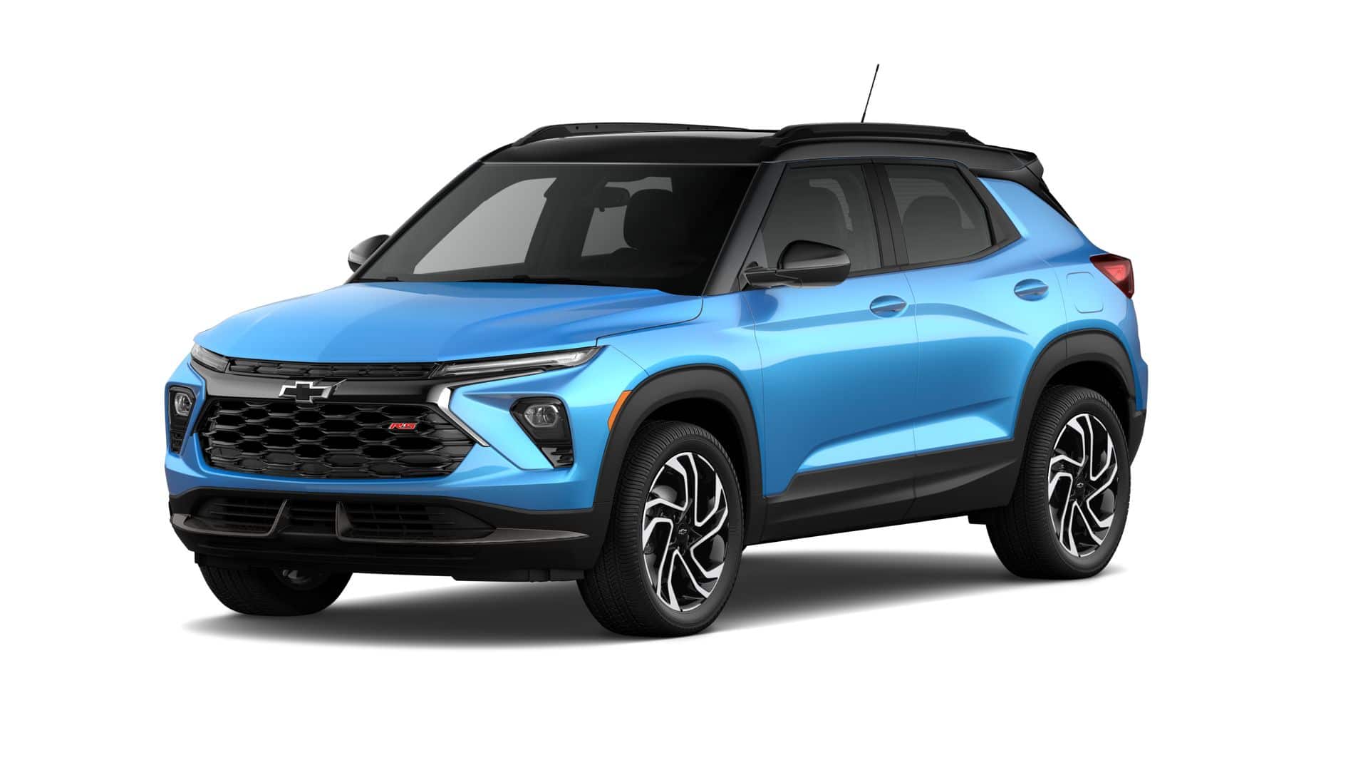 2026 Chevrolet Trailblazer RS in Marina Blue Metallic — front three-quarter view