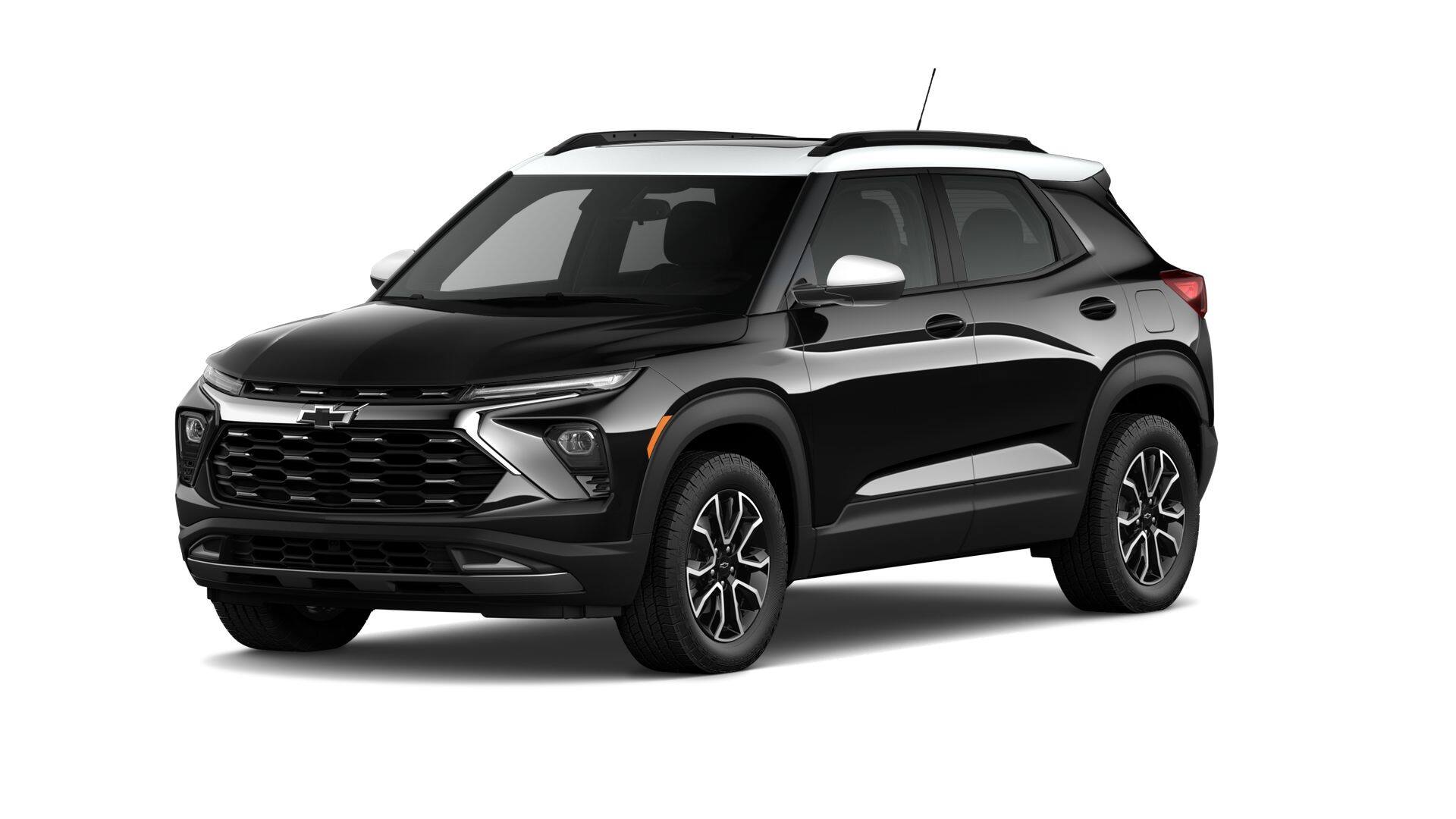 2026 Chevrolet Trailblazer ACTIV in Mosaic Black Metallic — front three-quarter view